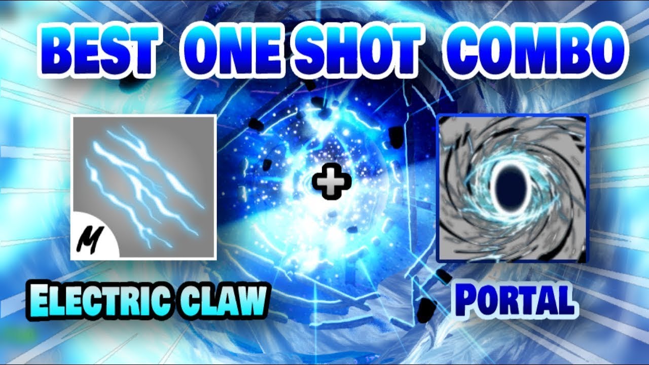 [Electric Claw+Portal+Cursed Dual Katana] Blox Fruits Combo.