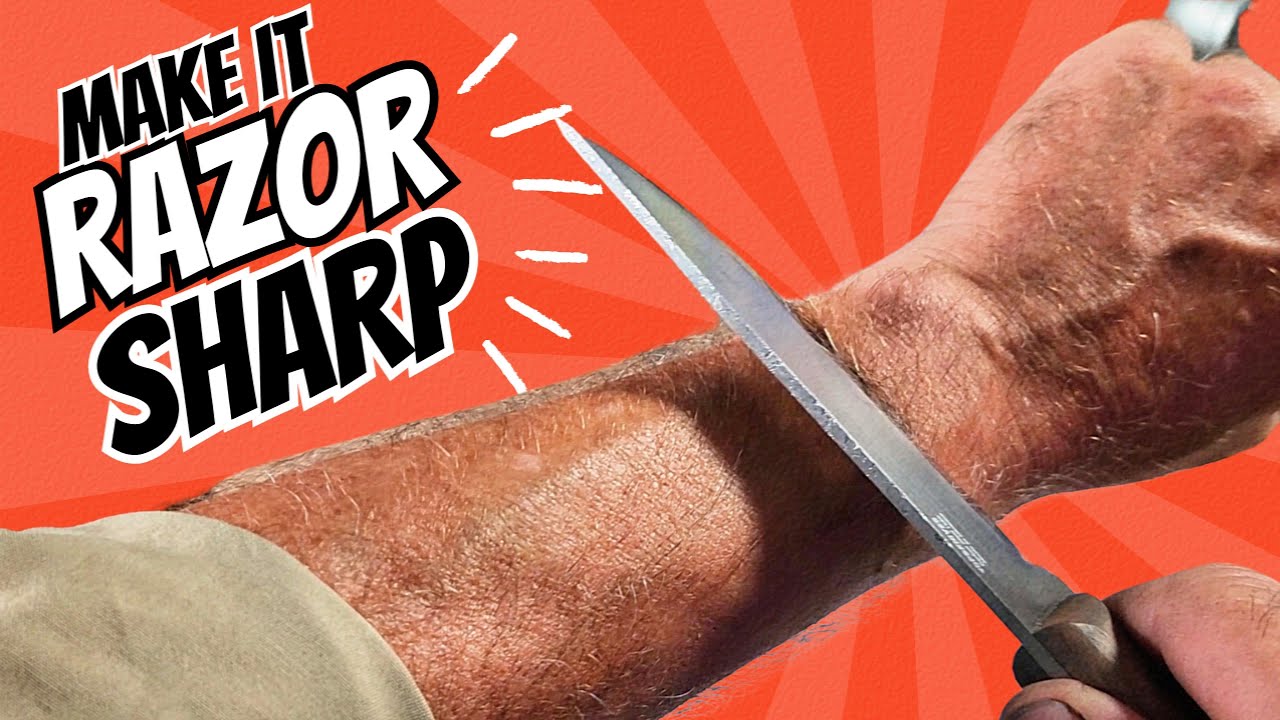 How to SHARPEN a Scandi Like a Razor