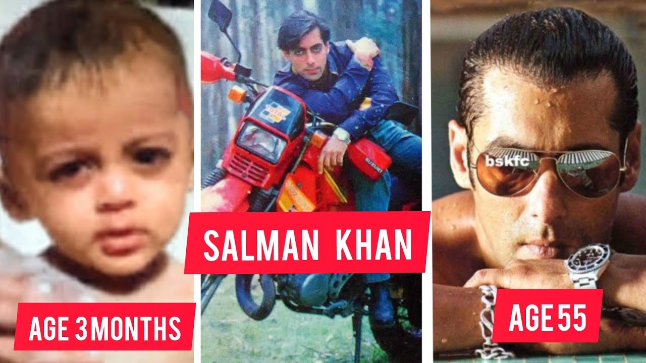Happy Birthday Salman Khan Childhood to present  pictures Evolution