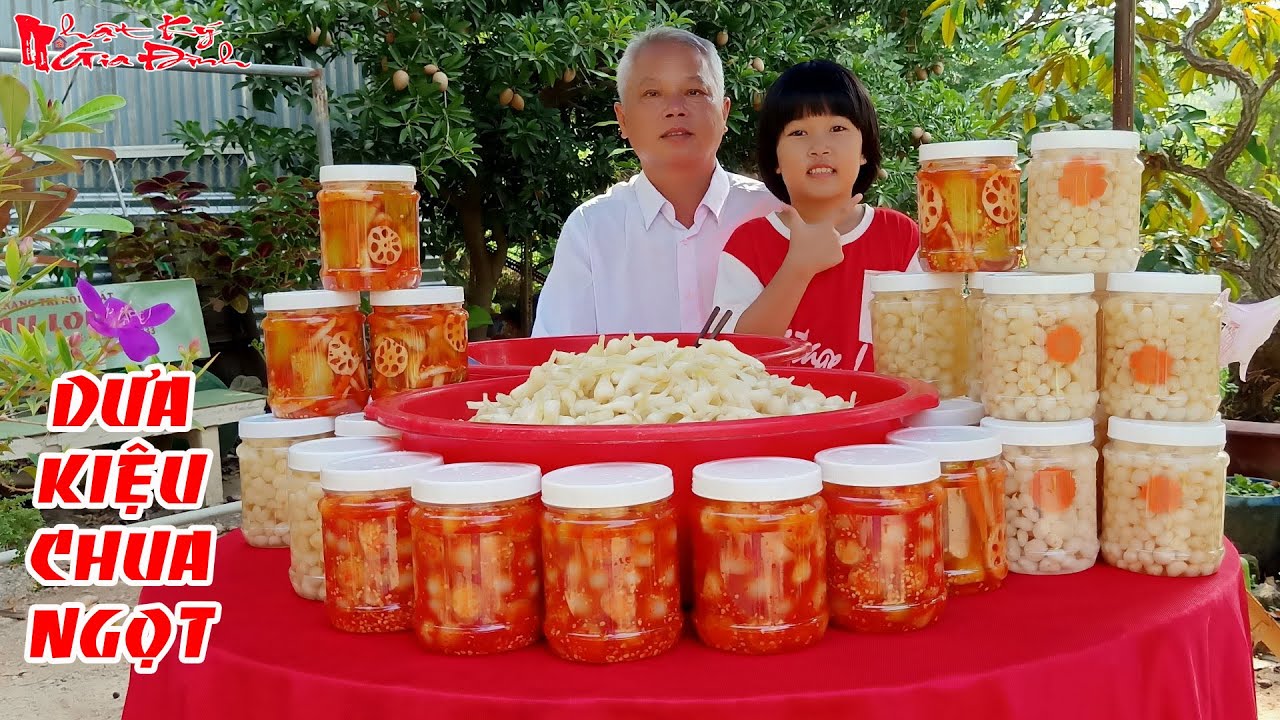 Chia Sẻ Bí Quyết Làm Dưa Kiệu Chua Ngọt Vừa Trắng Vừa Giòn Bán Tết Của Ông 5 Châu Đốc | NKGĐ