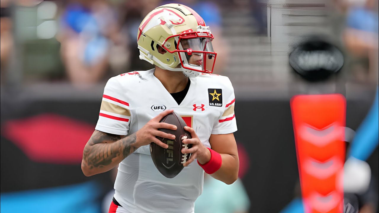 Matt Corral UFL Debut with the Birmingham Stallions vs the Arlington Renegades