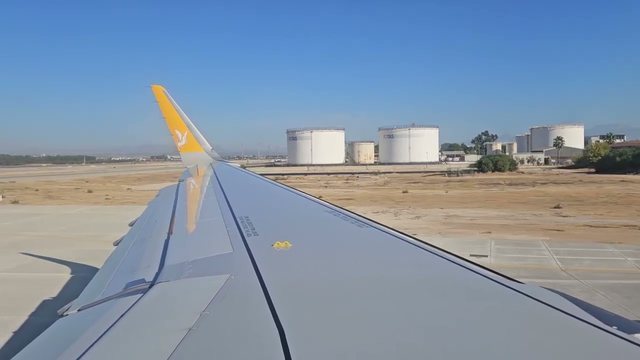 Antalya Take Off - Pegasus Airlines (TC-RFA) #airbusa321neo