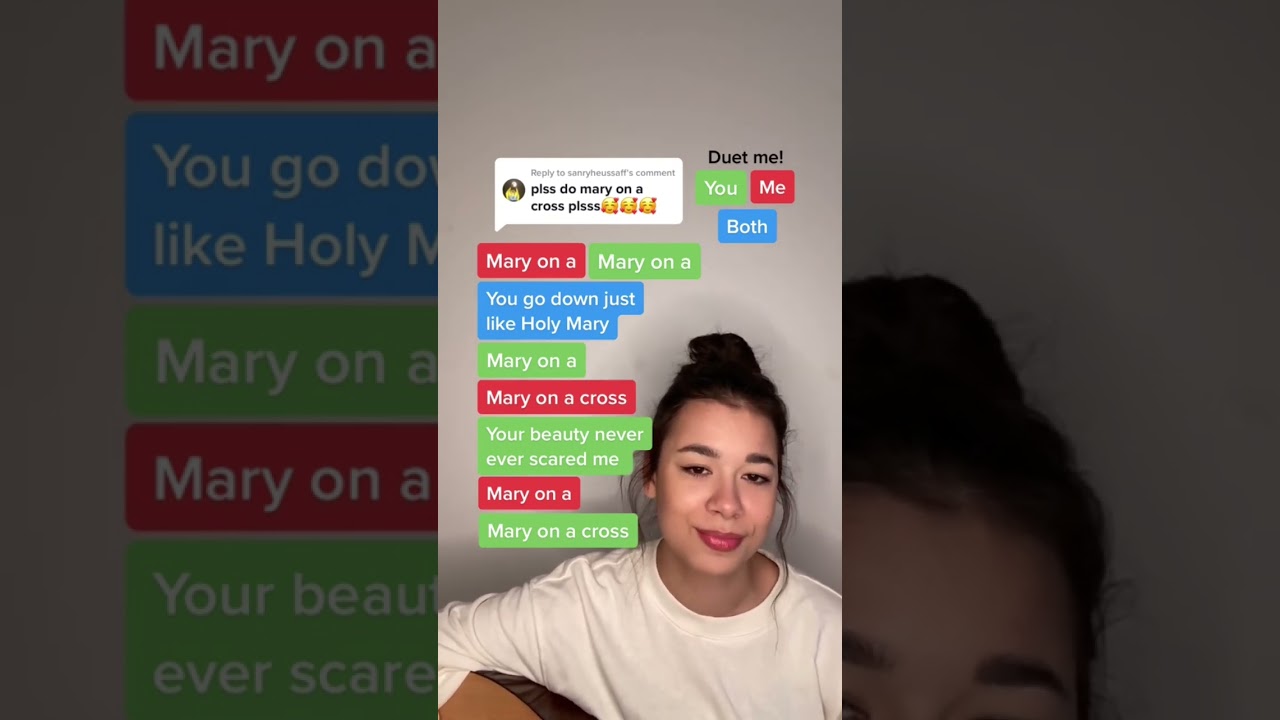 mary on a cross - ghost 🎤 #karaoke  #duet #singing #maryonacross #ghost