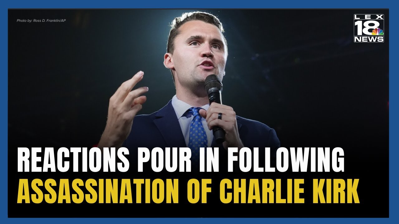 Reactions Pour in Following Assassination of Charlie Kirk in Utah