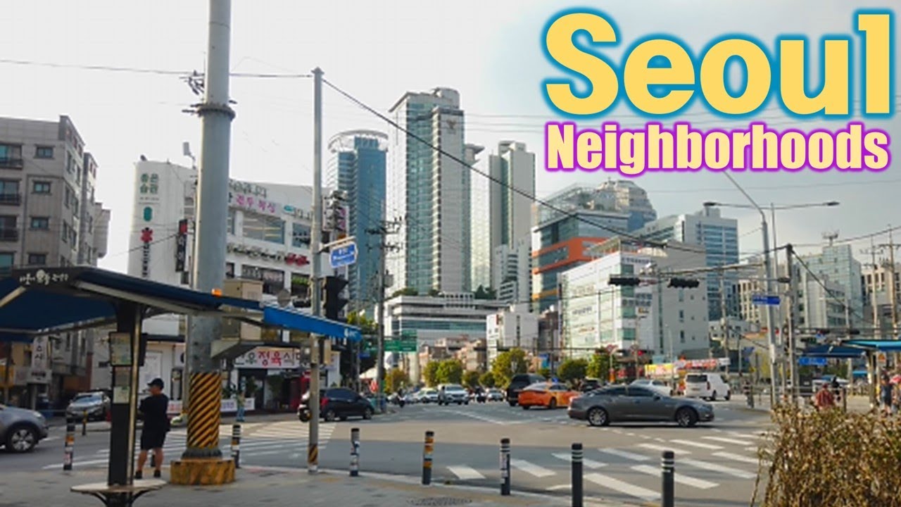 Seoul, Korea - Walking Tour of Neighborhood - 4K - Sillim-dong [Gwanak-gu 3] 6(3)-11