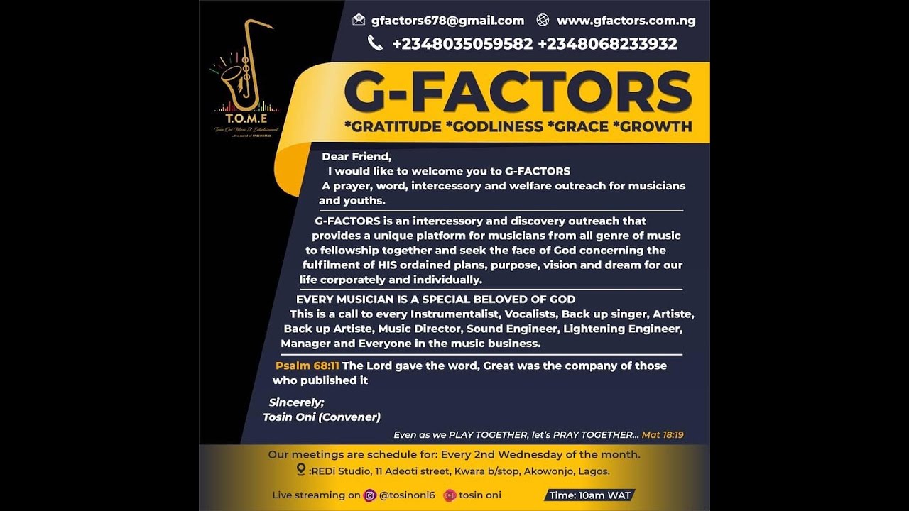 Gfactors