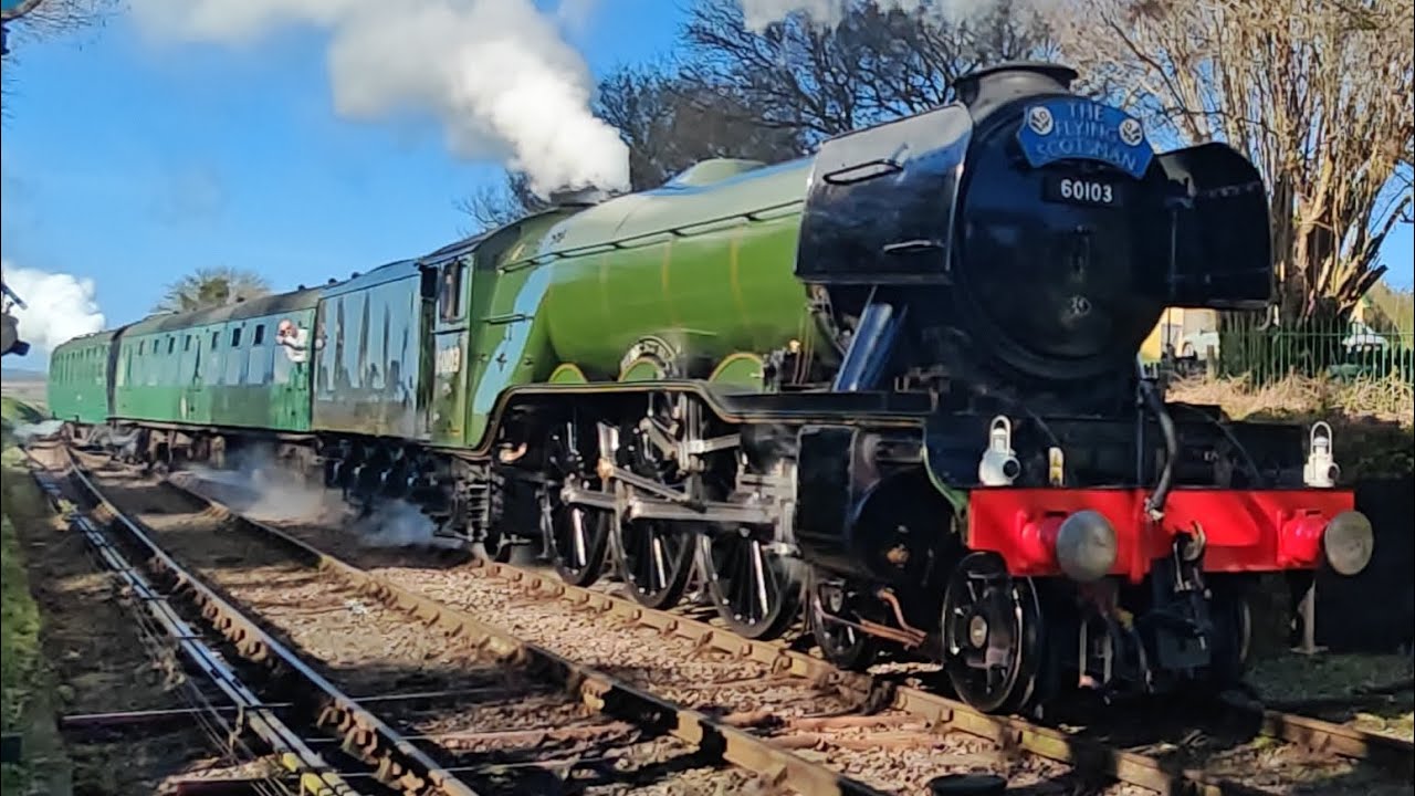 Day out on The Watercress Line FT. A3 no.60103 'Flying Scotsman' 14/03/26