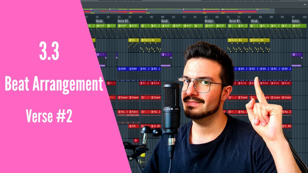 3.3 How To Professionally Arrange Your Trap Beats - Verse #2