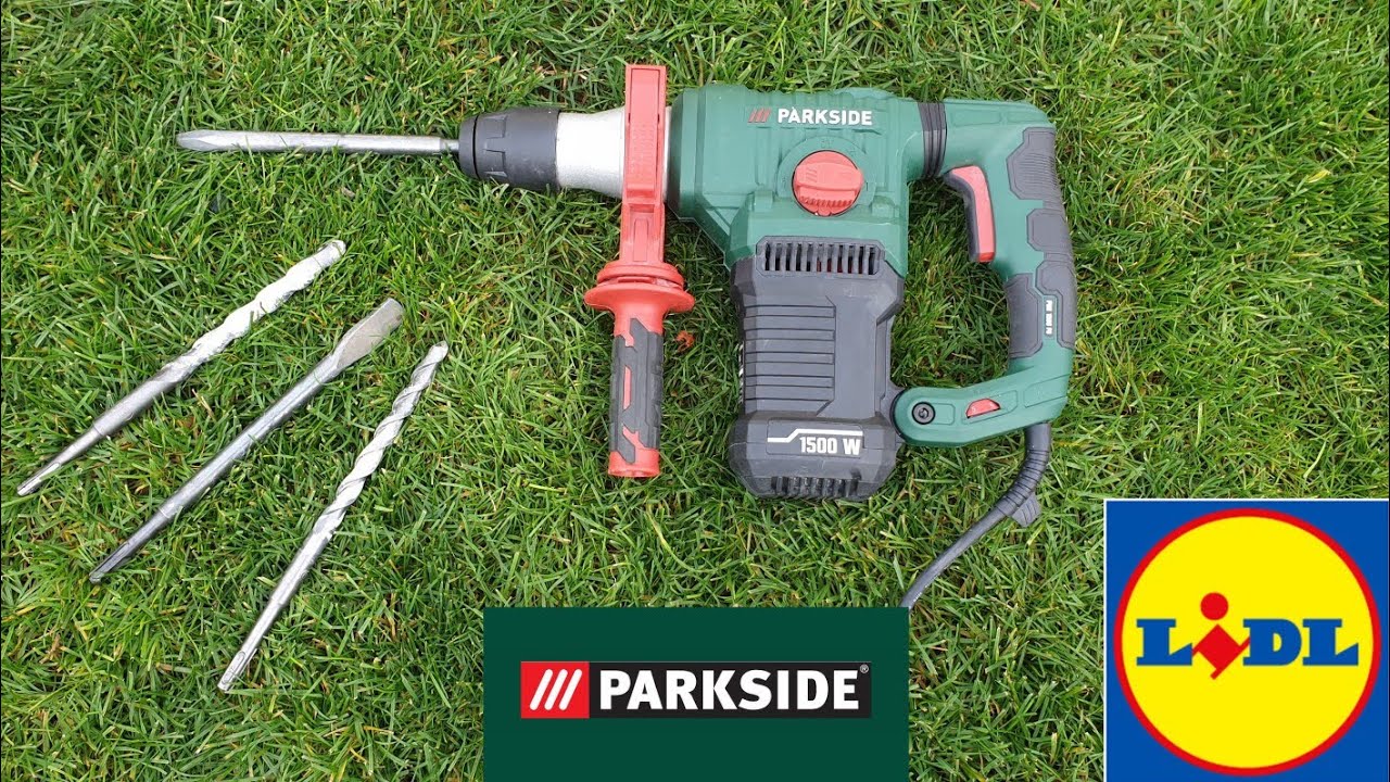 Parkside Hammer Drill PBH 1500 F6 - unBoxing & Test - Lidl