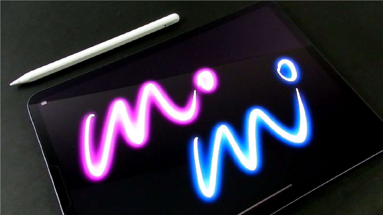 Neon Glow Effect In Procreate | Satisfying Digital Art | Art with A.