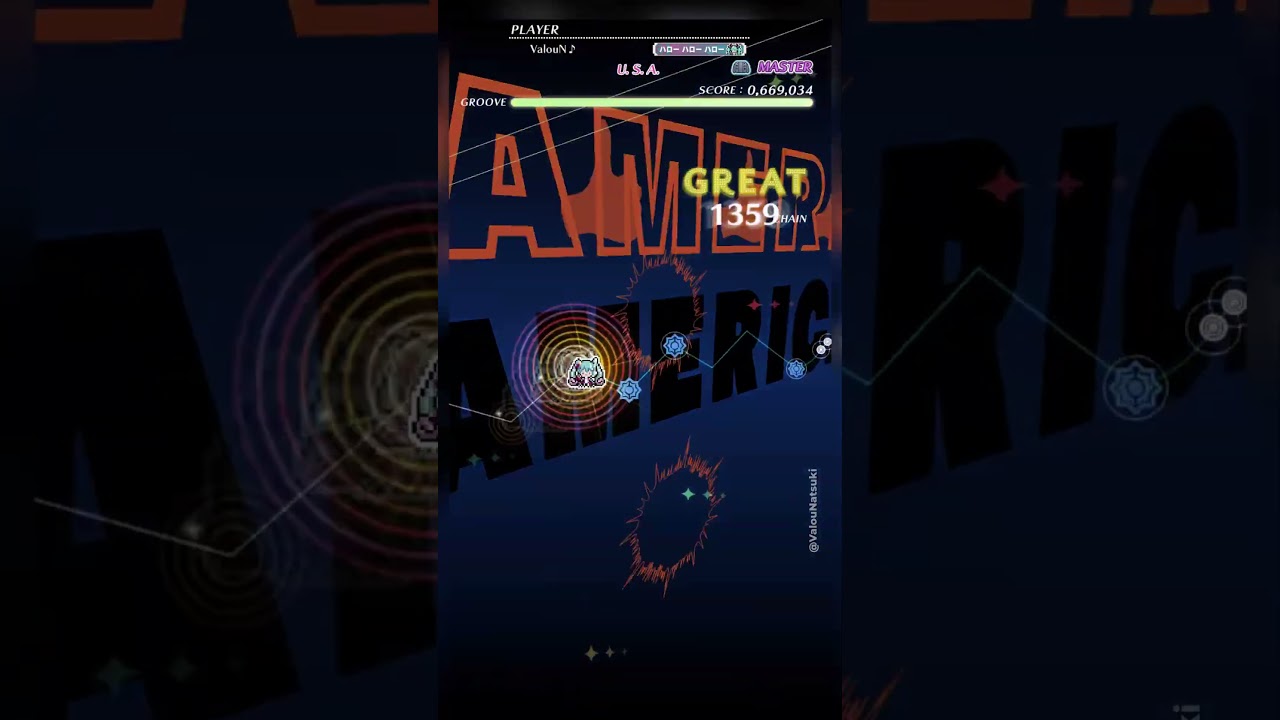 U.S.A. by DA PUMP | GROOVE COASTER WAI WAI PARTY !!!! | MASTER 12 Perfect #GrooveCoaster #RhythmGame