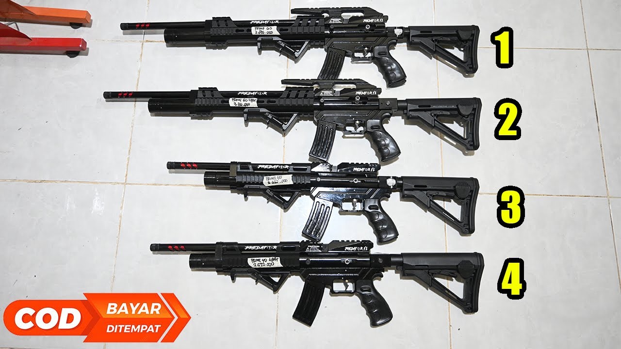 Urutan harga senapan angin PCP PREDATOR PRIME 60 & PRIME 40 terbaru di 2025