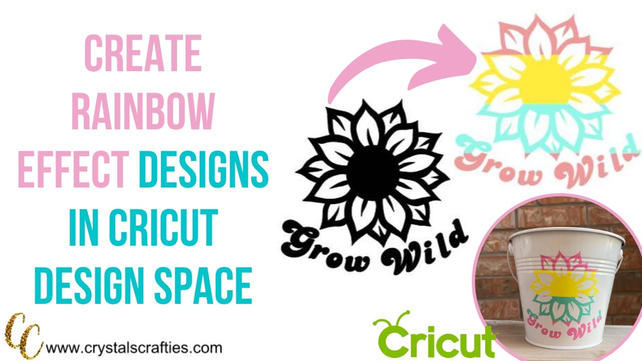 How to create rainbow effect designs in Cricut Design Space