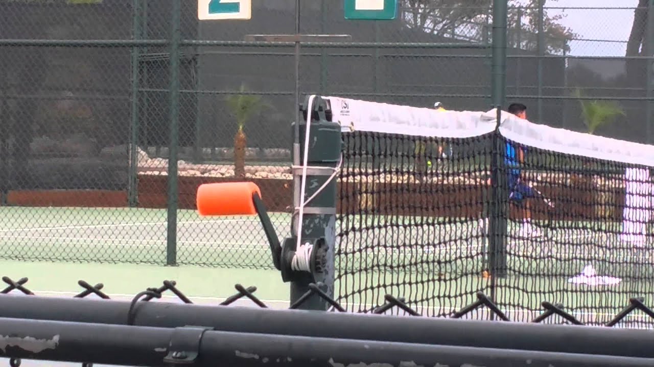 Marcus' first USTA tournament. The Claremont Club.
