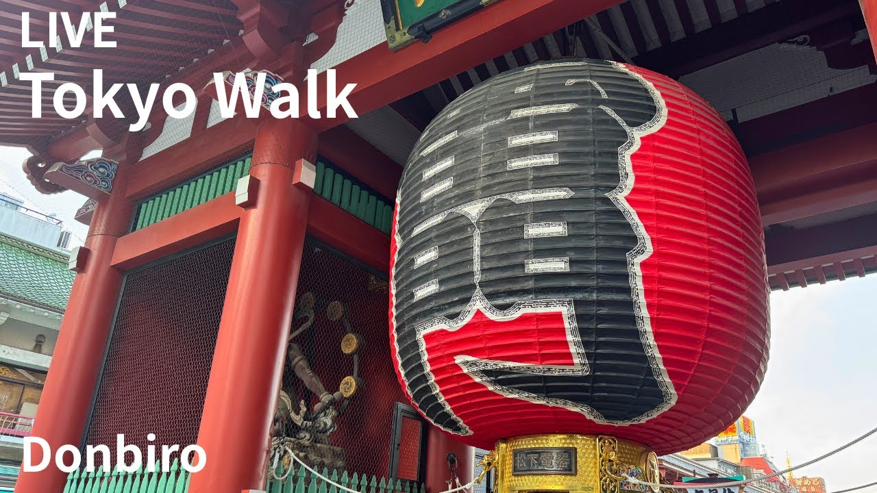 東京散歩]浅草寺から、佃島、銀座、新橋駅まで歩く✨Tokyo Walking] Walk from Sensoji Temple to Tsukudajima, Ginza, and Shimbash