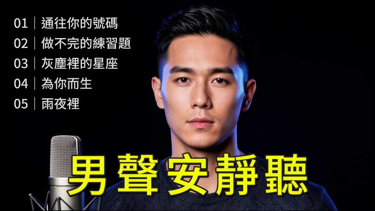 2026最好聽中文情歌｜男聲慢歌精選｜深夜失眠循環