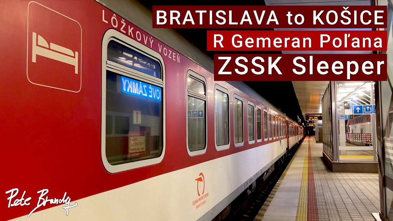 TRIP REPORT | ZSSK Sleeper | Bratislava to Košice | Night Train R801 Gemeran Polana