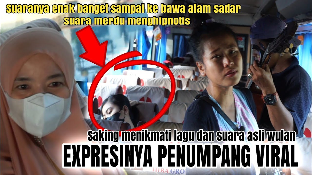 Wulan Pengamen Suara Emas ngamen dibus..!!!lihat expresinya penumpang bikin semangat
