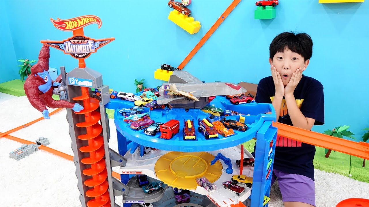 автомобиль игрушка игра для детей семейное занятие Hotwheels Car Toy Color Play for Kids