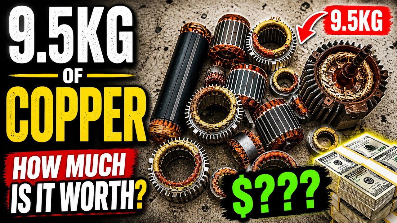 scrapping motors.... more copper for the bin....