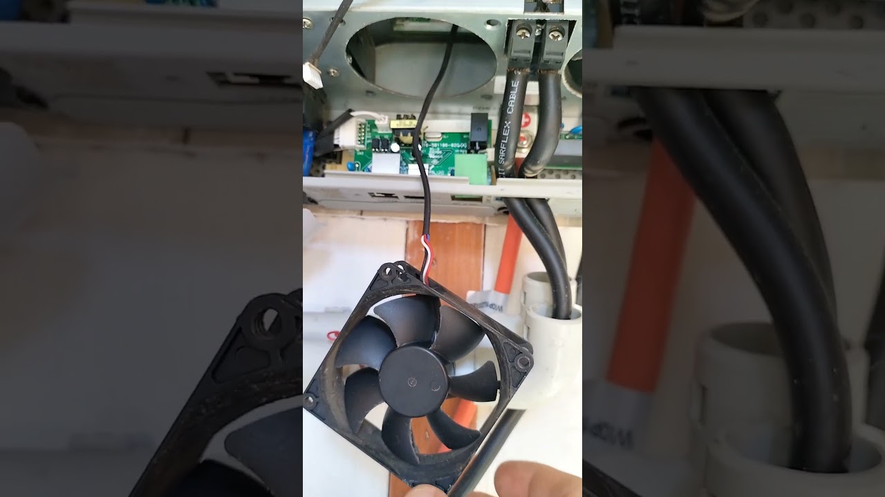 Error 01 Inverter Steca Solarix PLI Fan fault fix #solarinverter #photovoltaics #offgrid #diy