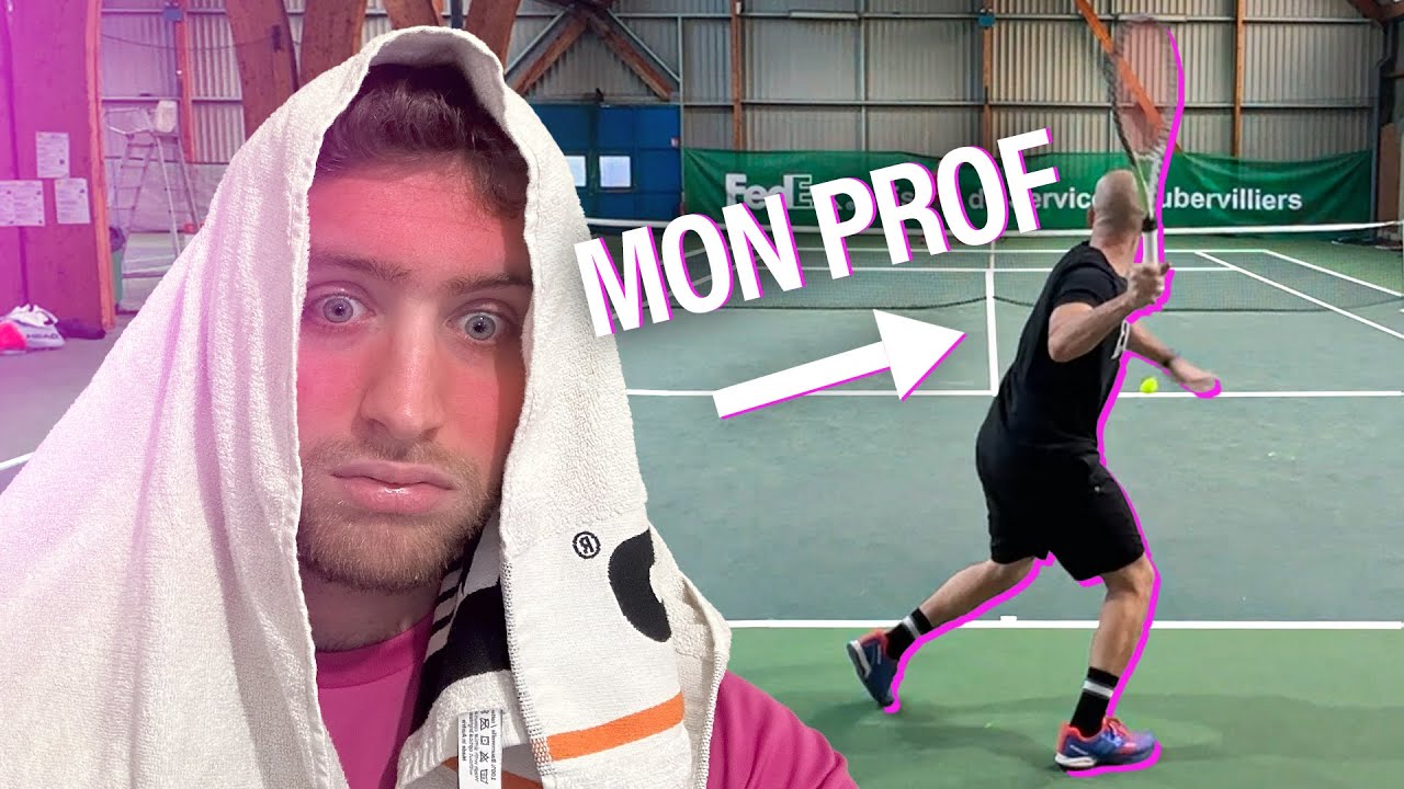 J'AFFRONTE MON PROF DE TENNIS | 15/4 vs 15/1 | Match Amical