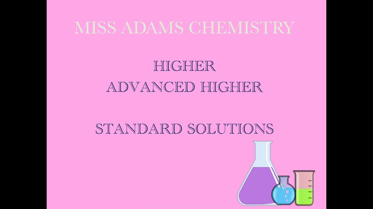 Chemical Technique: Standard Solution