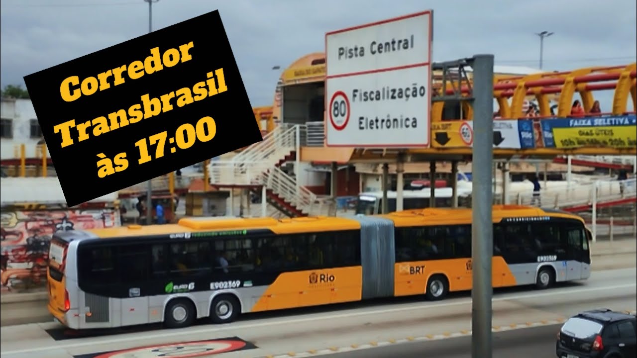 Corredor Transbrasil às 17:00 - Estação Baixa do Sapateiro 🚍💛 #brt #onibusbr #avenidabrasil #bus