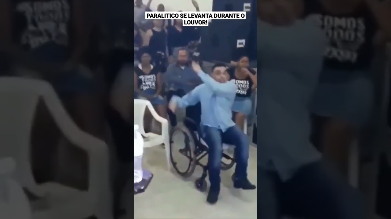 UM PARAL&Iacute;TICO FOI CURADO E SE LEVANTOU DA CADEIRA NA HORA DO LOUVOR