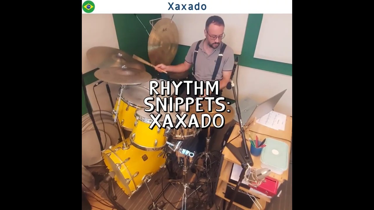 Rhythm snippets: Xaxado #xaxado #drummer #batteriajazz #shorts