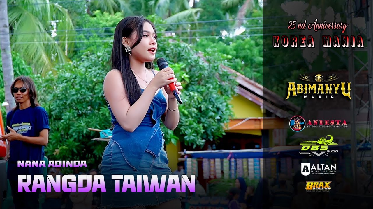 RANGDA TAIWAN ~ NANA ADINDA ~ ABIMANYU MUSIC LIVE PEMUDA KOREA MANIA