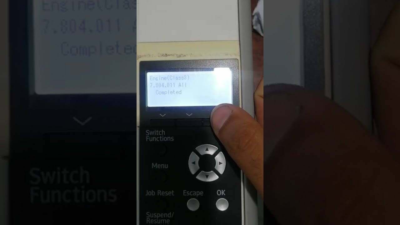 How to reset replace drum unit Ricoh sp4510dn