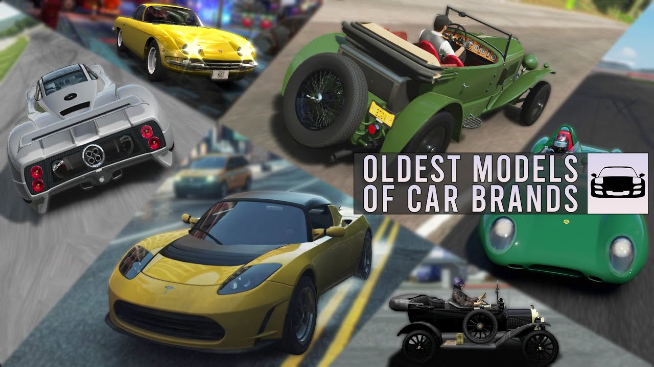 Oldest Models of Car Brands in Racing Games (Volume 1)
