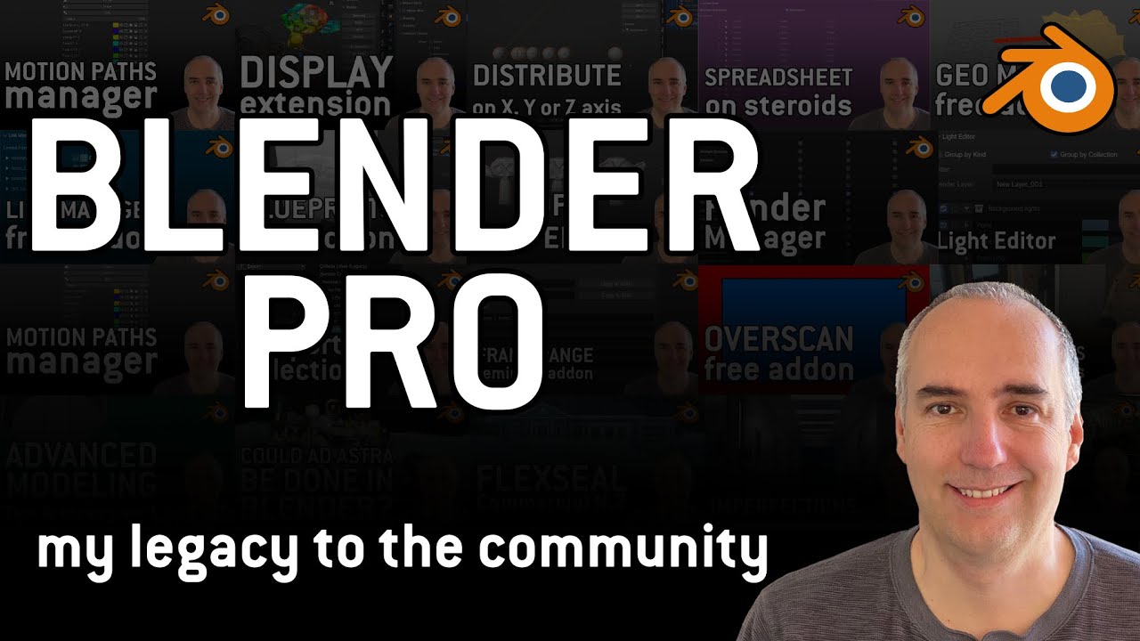 Blender Pro — серия расширений для повышения производительности в Blender