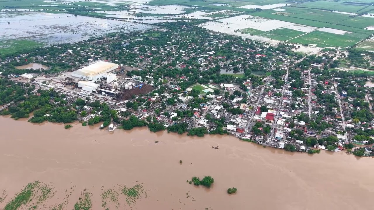 🚨📸 Video aéreo 360 desde El Higo, Veracruz 🌧️💔Una vista que duele, pero que debemos ver