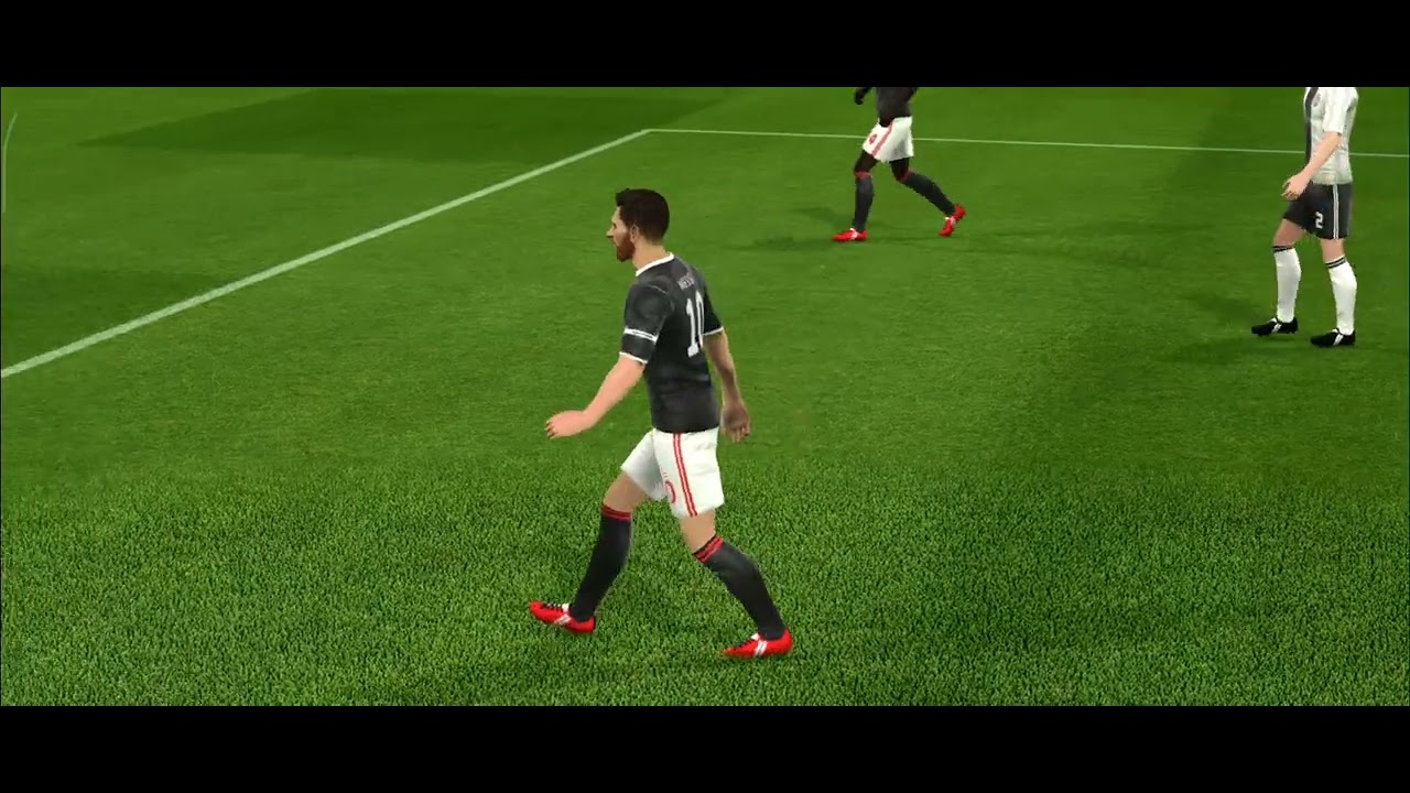 Playing Dream league Soccer football match (after  1 year ago practice match ) the result is here👆👆 