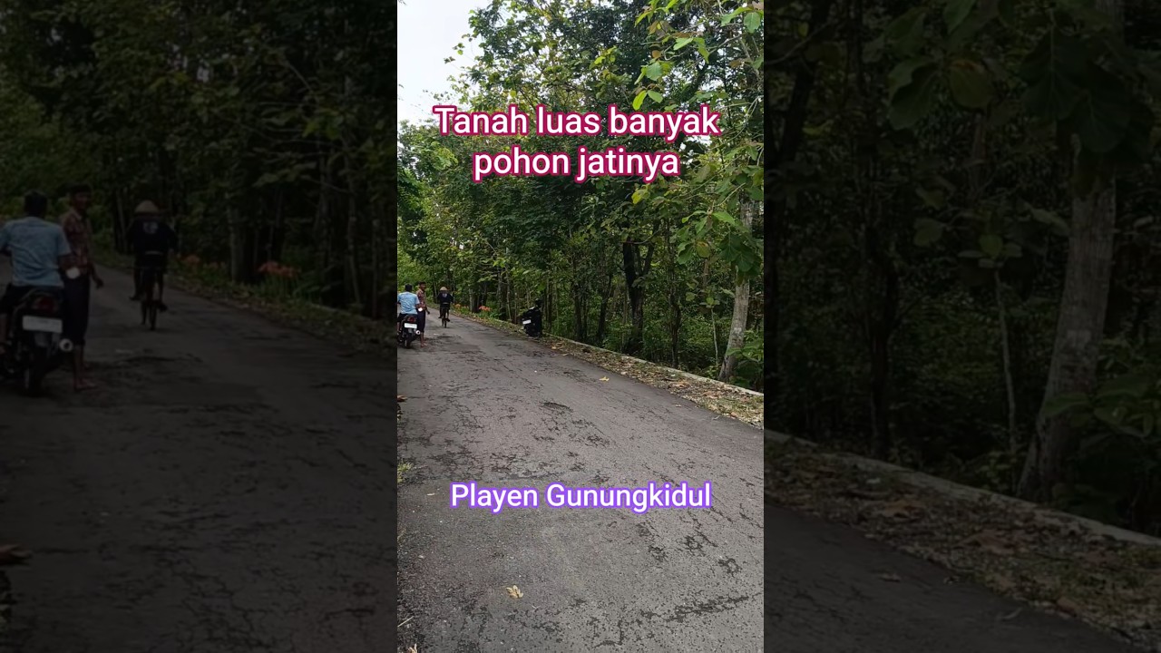 Dijual Tanah di Playen Gunungkidul Yogyakarta, Lt. 1850m&sup2;, Hadap 2 Muka. harga 1M nego #tanahdijual