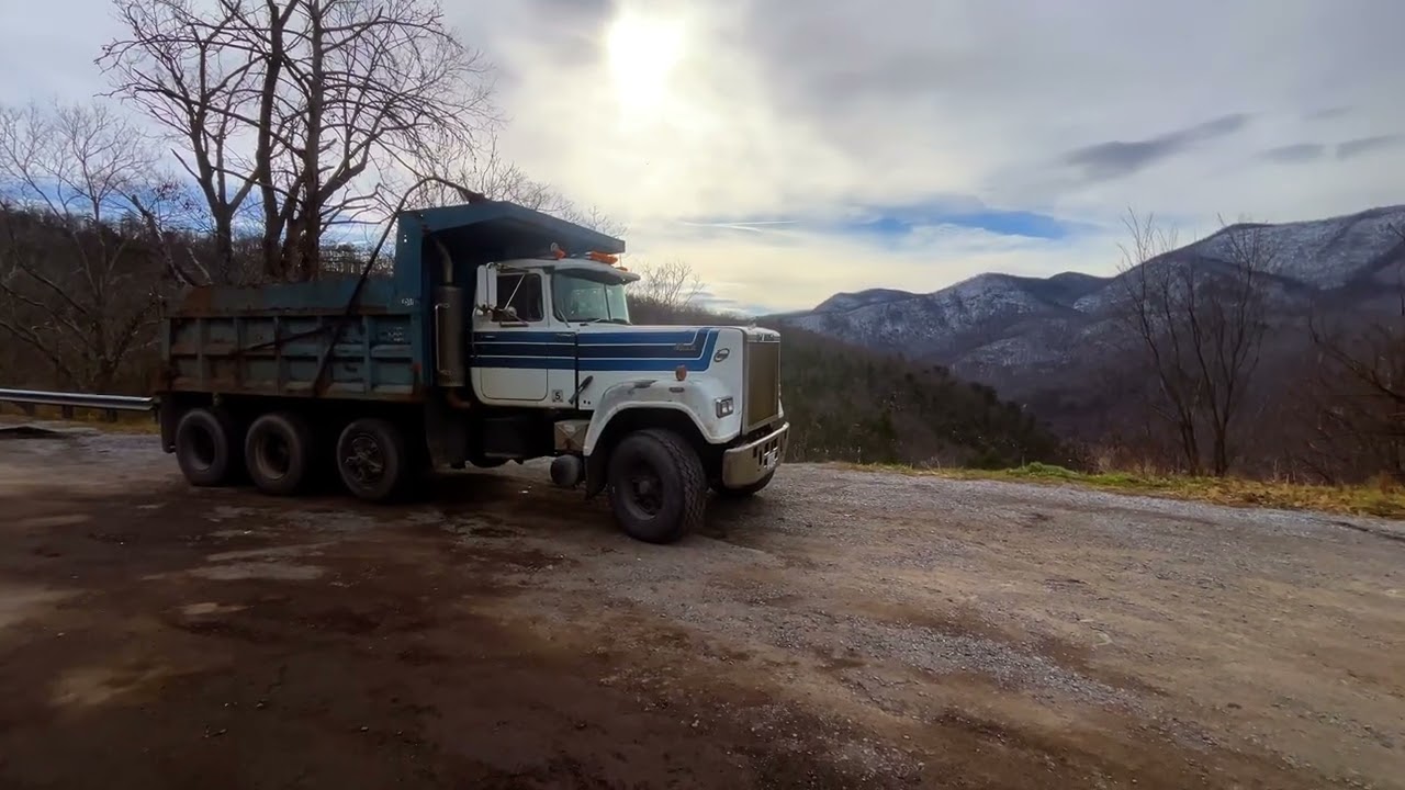 Catching some views while Hauling and Spreading Stone