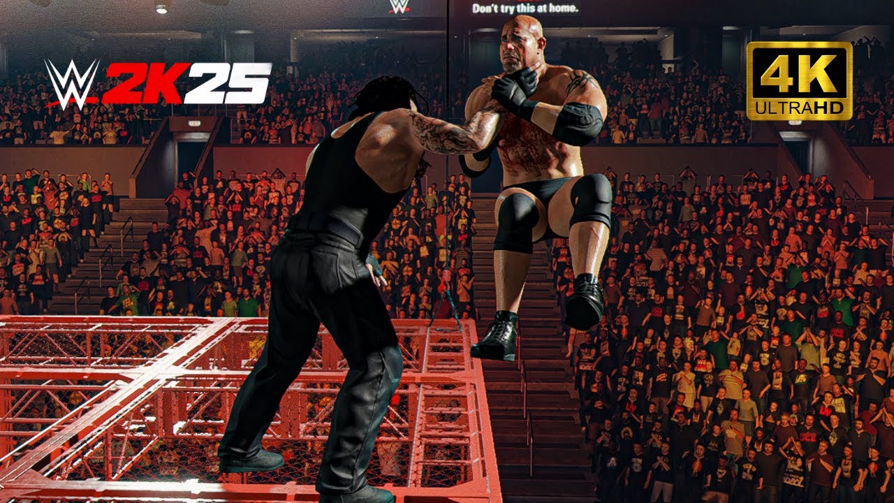 Undertaker vs Goldberg – Hell in a Cell Match | WWE 2K25 | World Heavyweight Championship