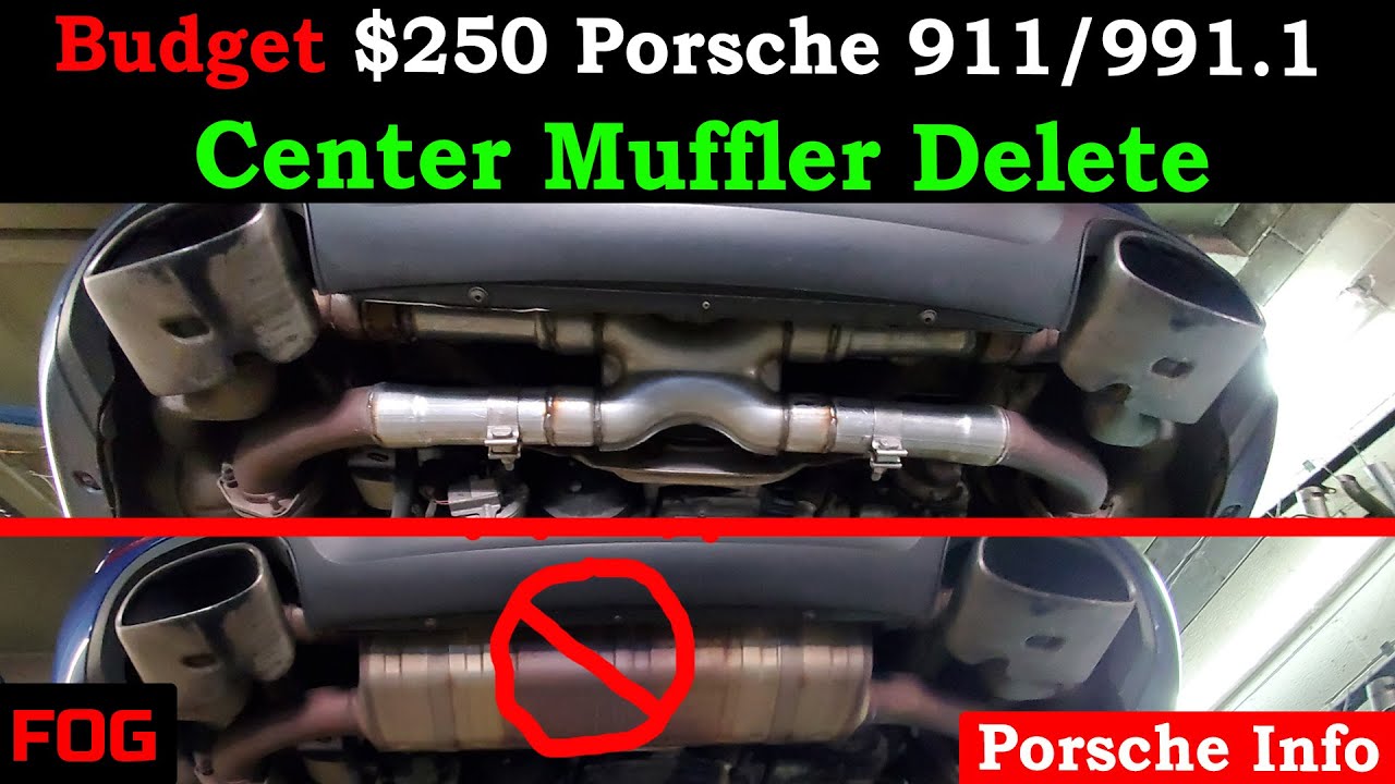 $250 Budget Muffler Delete Porsche 911/991.1