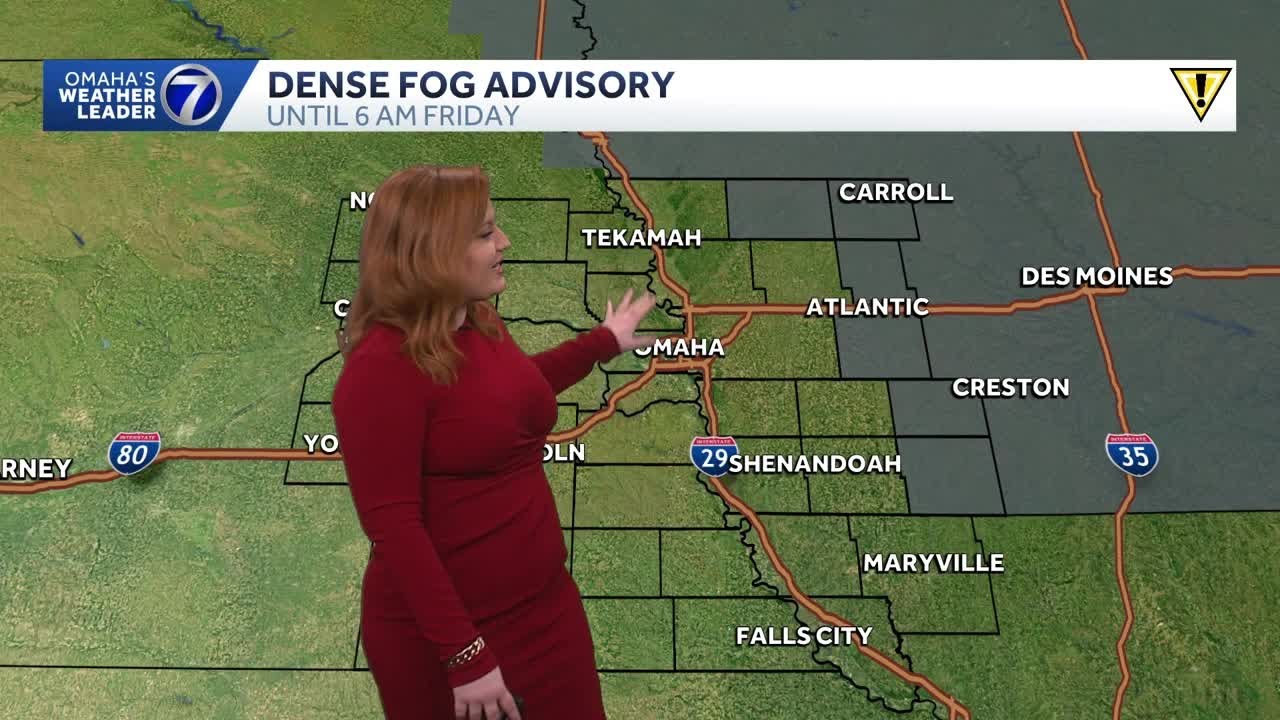 Patchy fog Friday morning, mild and bright afternoon for Omaha area