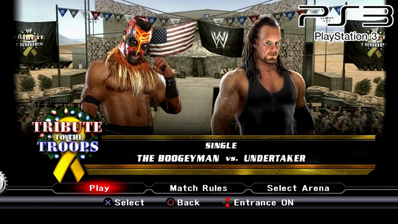 WWE SmackDown VS Raw 2009 PS3 - The Boogeyman VS Undertaker [2K][mClassic]