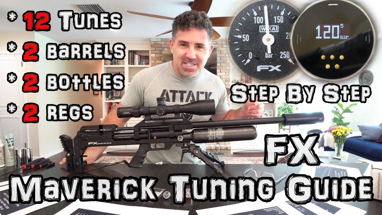 FX Maverick (AIRGUN TUNING GUIDE) !! + Dual Regulator Tuning - Hammer Spring Setup - Airgun Accuracy