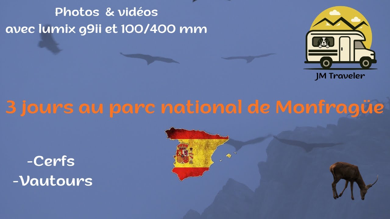 Photos et vidéos au parc national de Monfragüe. 