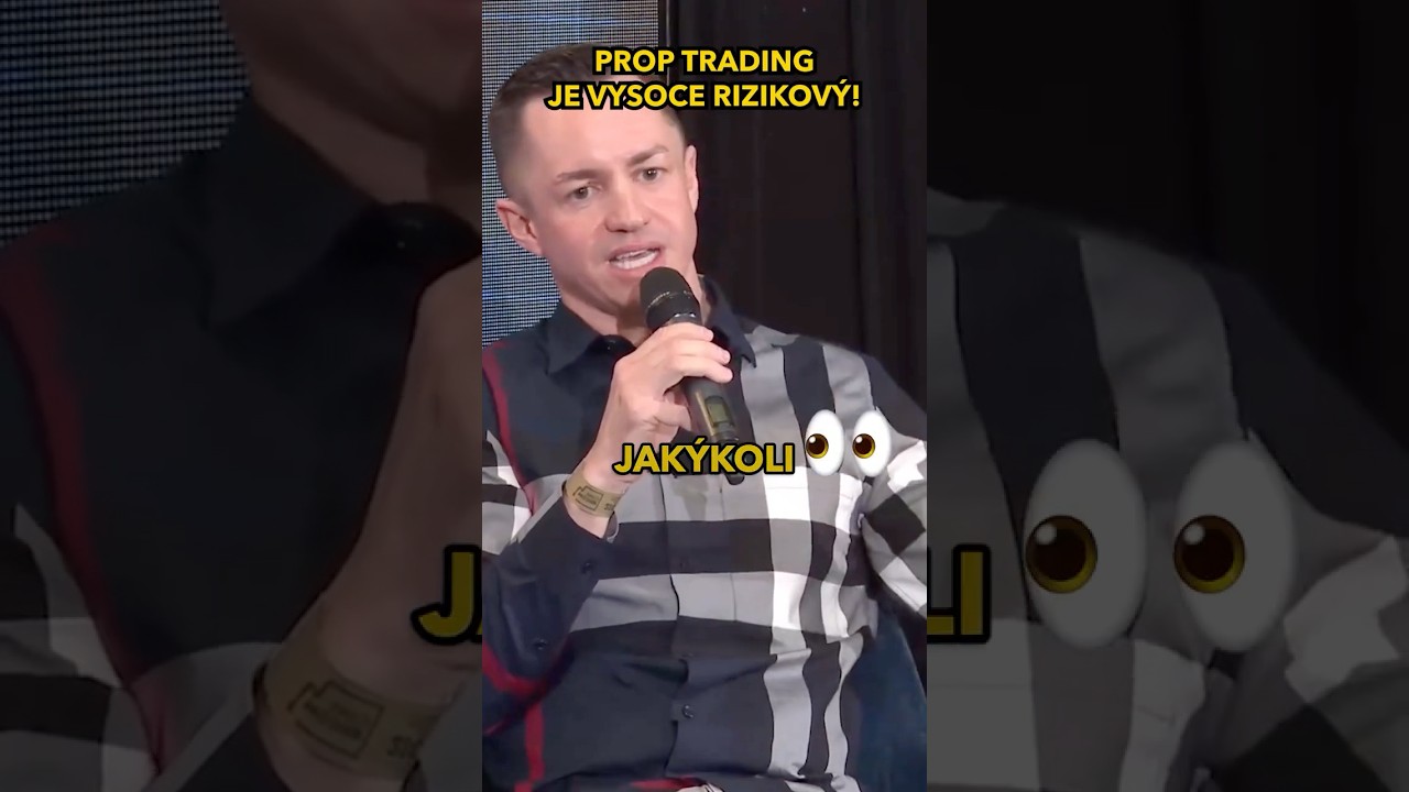 Prop trading je vysoce rizikov&yacute;!