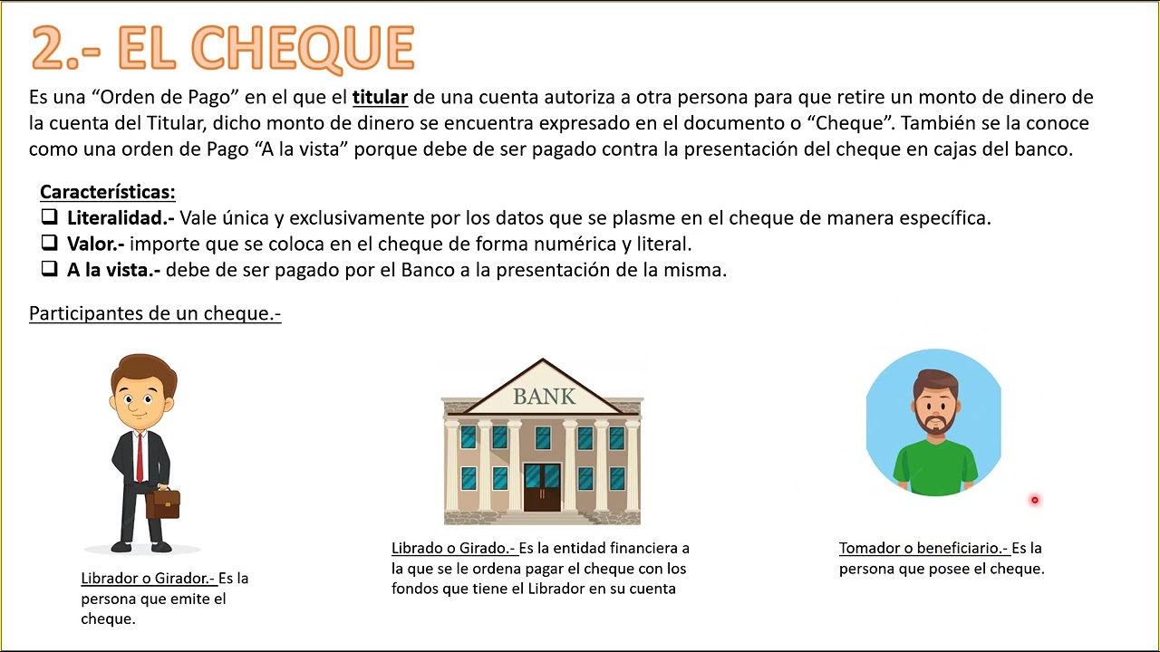 Clase 3 Todo sobre cheques en Bolivia