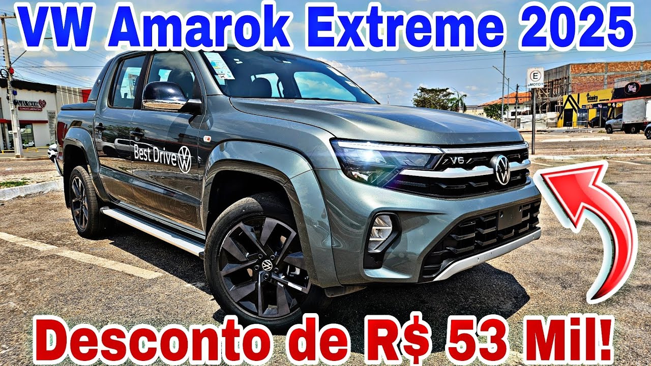Nova VW Amarok Extreme 3.0L V6 2025 - Pequenas Mudanças e Preço Antigo! Vale A Pena? O que Mudou?