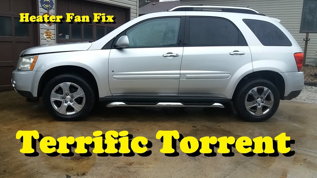 2009 Pontiac Torrent heater fan motor problem diagnosis.