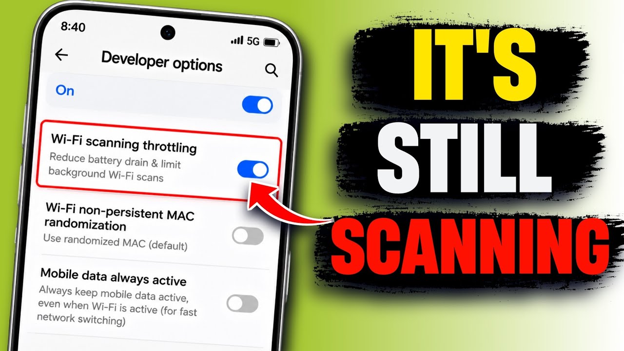 Your Phone Is Secretly Scanning Wi Fi... And Everyone Gets This Setting Wrong
