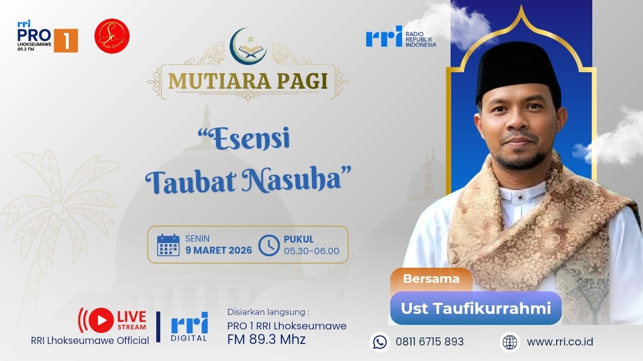 MUTIARA PAGI – ESENSI TAUBAT NASUHA